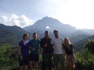 towards Kinabalu Park 2018: Matthew and Kirsty on the right